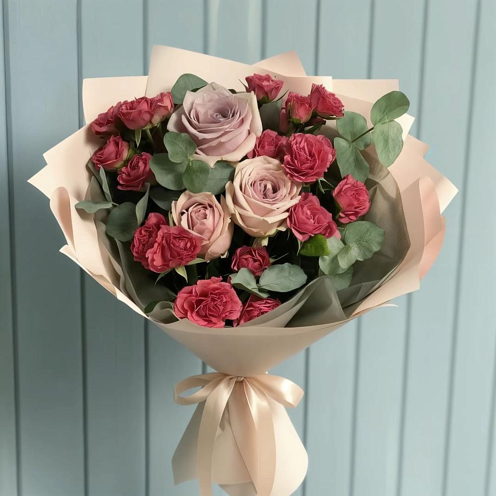 Букет цветов из: Гвоздики и Розы в Зеленокумске