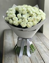 Букет 35 Белых роз #REPLACE_PRED# Зеленокумске
