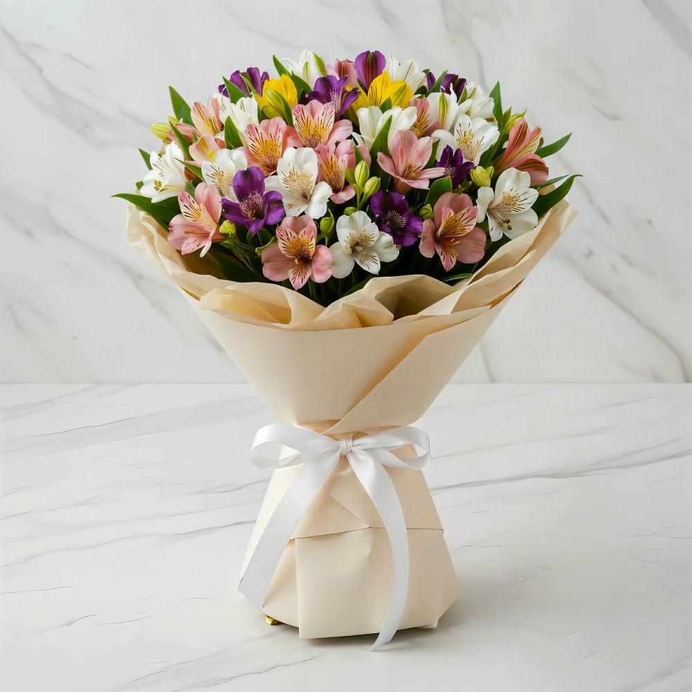 Букет цветов из: Альстромерии в Зеленокумске