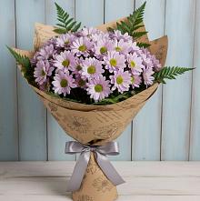 Букет цветов из:  Хризантемы #REPLACE_PRED# Зеленокумске