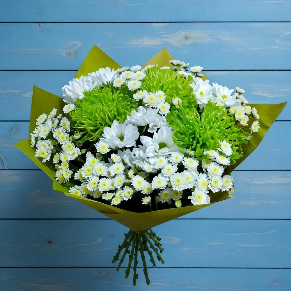 Букет цветов из: Хризантемы в Зеленокумске