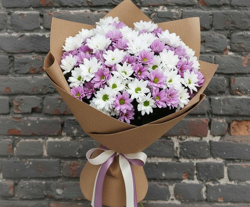 Букет цветов из: Хризантемы в Зеленокумске