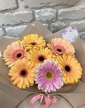 Букет цветов из:  Герберы #REPLACE_PRED# Зеленокумске