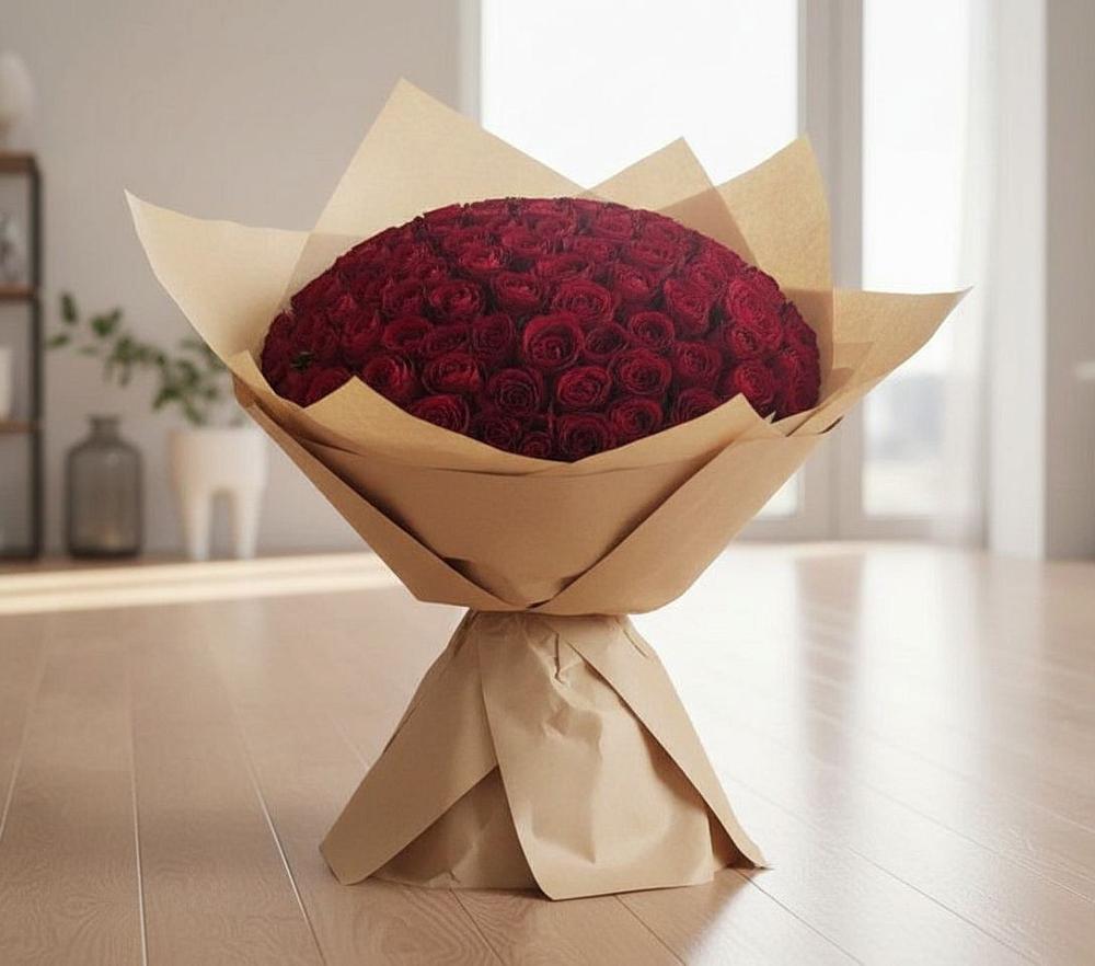 Букет 101 Красная роза в Зеленокумске