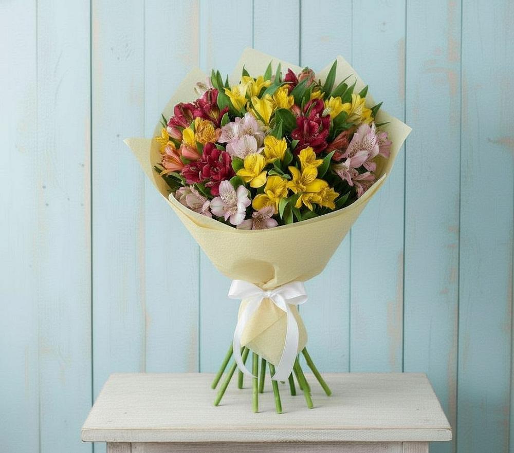 Букет цветов из: Альстромерии в Зеленокумске