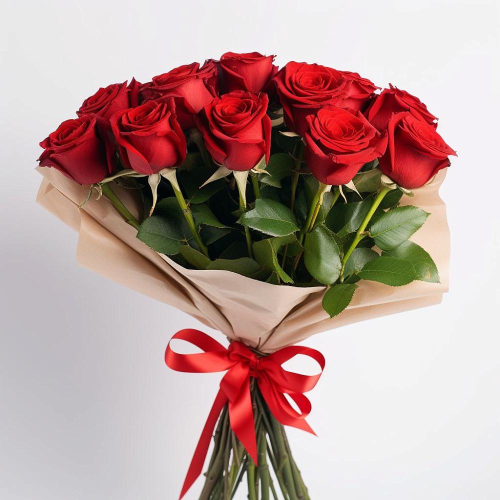 Букет 11 Красных роз Эдлесс Лав в Зеленокумске