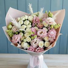 Букет цветов из:  Альстромерии и Розы в Зеленокумске